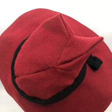 Load image into Gallery viewer, Amazing 1930s or 1940s Deep Red Felt French Fedora