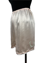 Load image into Gallery viewer, Original Duo of 1940's French Knickers - Black Rayon CC41 and Cream Satin with Lace Ruffle Trim - Waist 27 28