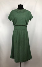 Load image into Gallery viewer, 1950s Sage Green Three Piece Acrylic Knit Set By Orlon - Bust 38 40