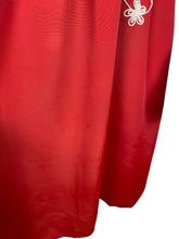 Load image into Gallery viewer, Original 1940's Bright Red Fine Grosgrain Pinafore Dress with White Soutache Detail - Bust 36