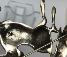 Load image into Gallery viewer, Large Genuine Solid Silver Horse Brooch
