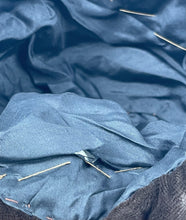 Load image into Gallery viewer, Original 1940s Dark Brown Velvet Topper Hat with Mustard Velvet Trim