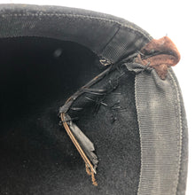 Load image into Gallery viewer, 1940s Felt Hat with Large Feather Trim and Brown Bow