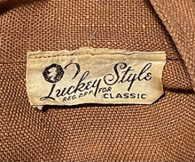 Load image into Gallery viewer, Original 1940's Warm Brown Linen Double Breasted Suit - Bust 36