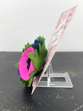 Load image into Gallery viewer, 1940's Felt Flower Anemone Corsage - Pretty Wartime Posy Brooch - Pink, Lilac, Purple and Blue