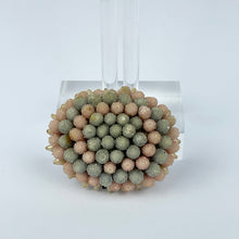 Load image into Gallery viewer, Original 1930's 1940's Pastel Pink and Blue Brooch With Faux Pearl Tips