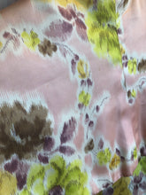 Load image into Gallery viewer, Original 1940s 1950s Chaslyn Model Luxurious Feel Pink Housecoat in a Pretty Floral Print - Bust 36 37 38