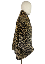 Load image into Gallery viewer, Original 1940's Dyed Lamb Leopard Print Jacket - Bust 38 40