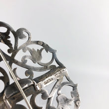 Load image into Gallery viewer, Edwardian Hallmarked Silver Sash Pin Made in 1908 - Originally a Nurses Buckle