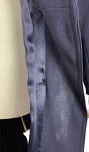 Load image into Gallery viewer, Charming Original 1930's Navy Blue Wool Double Breasted Coat - AS IS - Bust 36" *