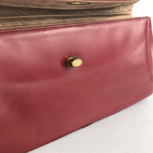 Load image into Gallery viewer, 1950s Cherry Red Hand Bag with Gold Coloured Clasp by Eros