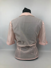 Load image into Gallery viewer, 1950S Volup Pink Morphita Nylon Blouse - B40
