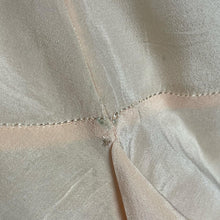 Load image into Gallery viewer, Original 1930s Pure Silk Bias Cut Nightdress with Floral Applique - Bust 34 35 36