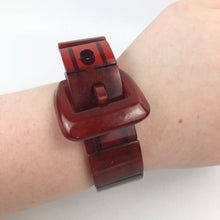 Load image into Gallery viewer, Original 1940s Bakelite Buckle Bracelet