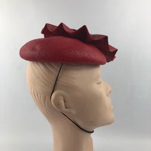Load image into Gallery viewer, Vintage Jack McConnell Red Straw Hat