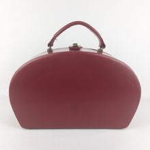 Load image into Gallery viewer, Original 1950s Red Faux Leather Vanity Case - Fabulous Box Bag