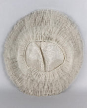 Load image into Gallery viewer, Original 1950s White Summer Hat with Net Trim - A Marten Hat