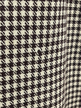 Load image into Gallery viewer, Original 1930s 1940s Brown and Cream Houndstooth Check Three Way Coat - Bust 38 40 42