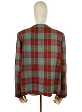 Load image into Gallery viewer, Absolutely Stunning Original 1940's Cropped Check Jacket - Bust 38 40 42
