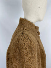 Load image into Gallery viewer, Original 1940s Faux Fur Teddy Bear Coat - Bust 36 37 38