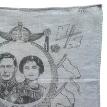 Load image into Gallery viewer, Original 1930's King George VI's Souvenir Hankie in Soft Cotton