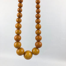 Load image into Gallery viewer, 1940s Egg Yolk Yellow Bakelite Necklace