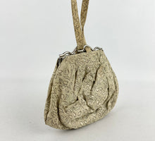 Load image into Gallery viewer, Original 1940's or 1950's Old Gold Evening Bag - Charming Vintage Bag