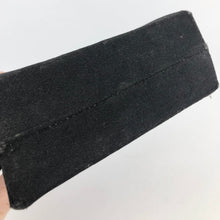 Load image into Gallery viewer, 1940s "Golden Age" Black Fabric Covered Box Bag with Paste Trim