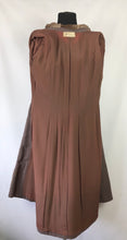 Load image into Gallery viewer, Exceptional 1940s Genuine Fur Trimmed Princess Coat and Dress Set by Reels of Milwaukee - B36