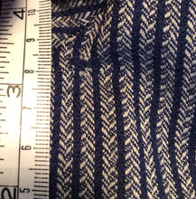 Load image into Gallery viewer, 1940s Blue and White Herringbone Stripe Wool Jacket - B38