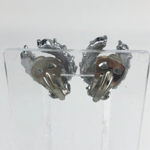 Load image into Gallery viewer, Vintage Pink Paste Lucky Horseshoe Clip on Earrings