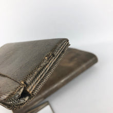Load image into Gallery viewer, 1930s 1940s Brown Reptile Skin Bag with Matching Coin Purse