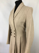 Load image into Gallery viewer, Original 1940s Double Breasted Fit and Flair Princess Coat - Bust 36 38