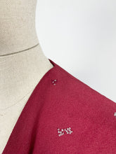 Load image into Gallery viewer, Original 1940s Red Crepe Beaded Dress - Wounded - Bust 38 39 40