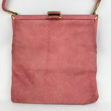 Load image into Gallery viewer, Vintage Milore Dusky Pink Suede Matching Bag and Gloves Set - Great Colour