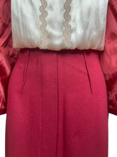 Load image into Gallery viewer, Original 1940's American Made Raspberry Pink Wool Suit by Glen Maid of New York - Bust 34 36