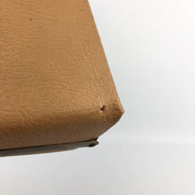 Load image into Gallery viewer, Original 1940s 1950s Tan Faux Leather Box Bag and Matching Coin Purse