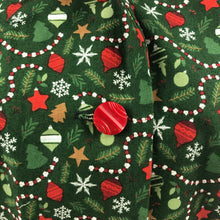 Load image into Gallery viewer, 1940s Reproduction Christmas Blouse in Riley Blake Cotton - Bust 38" 40"