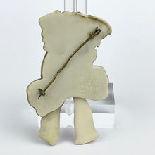Load image into Gallery viewer, Charming Original 1930's or 1940's Celluloid Scottie Dog Head Brooch with Large Bow at Neck and Moveable Eyes