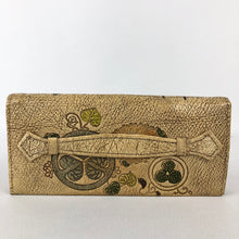 Load image into Gallery viewer, 1930s 1940s Leather Tourist Clutch Bag with Matching Coin Purse