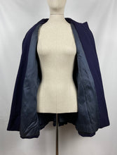 Load image into Gallery viewer, Original 1940s Navy Blue Swing Jacket - Bust 38 40 42