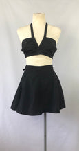 Load image into Gallery viewer, 1940s Deadstock Jantzen Black Two Piece Playsuit - Shorts and Top Set - B34 35