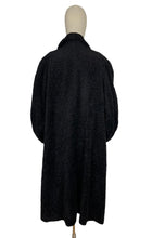 Load image into Gallery viewer, Original 1930's True Volup Inky Black Faux Fur Teddy Bear Coat by Corby - Bust 48*