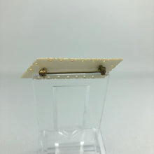 Load image into Gallery viewer, Vintage 1930s 1940s Carved Edelweiss Brooch with Three Finely Carved Flowers