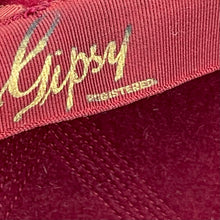 Load image into Gallery viewer, Vintage Burgundy Felt Hat with Chevron Seaming Detail - Henry Heath Gipsy Hat