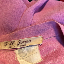 Load image into Gallery viewer, CC41 Rose Pink Crepe Day Dress - Bust 34" 36"