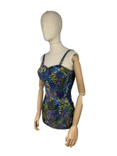 Load image into Gallery viewer, Original 1950's Maidenform Bright Floral Swimsuit - Vintage Swimwear - Bust 36*