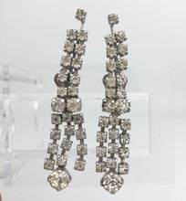 Load image into Gallery viewer, Vintage Claw Set Clear Paste Clip on Earrings