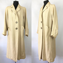 Load image into Gallery viewer, RESERVED FOR SOPHIE DO NOT BUY 1930s Cream Herringbone Coat with Smart Detailing - Bust 38 40 42