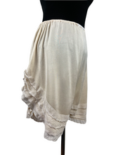 Load image into Gallery viewer, Original Duo of 1920's French Knickers in Black and Cream Celanese with Lace Ruffle Trim - Waist 26 28